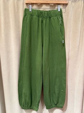 Le Bon Shoppe Balloon Pants in Collard Green